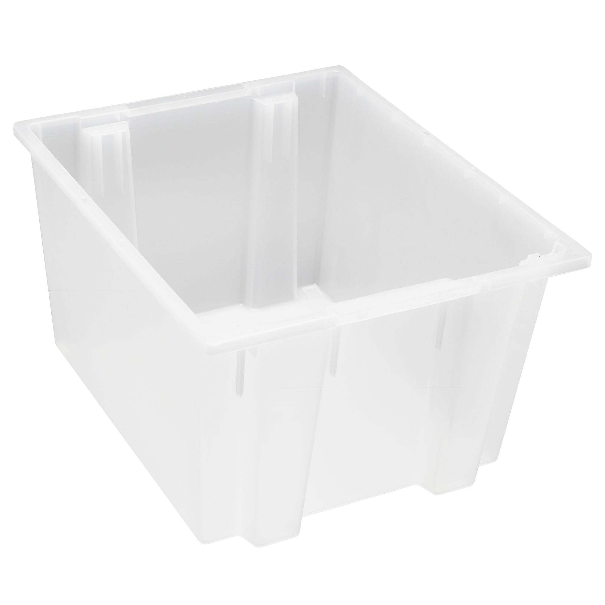 Quantum Clear Genuine Stack and Nest Tote, 13in., Model# SNT230CL